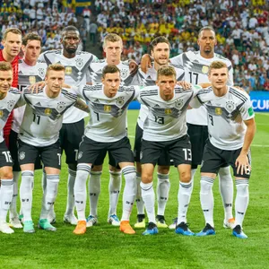 Gruppenfoto des DFB-Teams