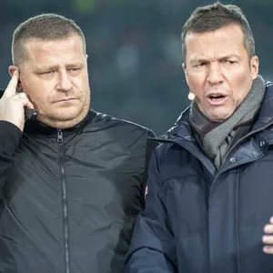 Max Eberl und Lothar Matthäus in der TV-Analyse