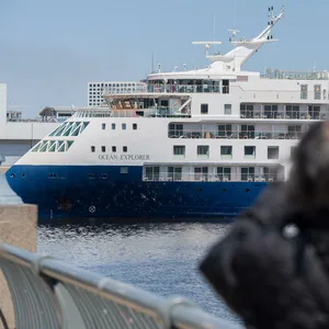 Die „Ocean Explorer“ (Archivbild) ist vor Grönland auf Grund gelaufen.