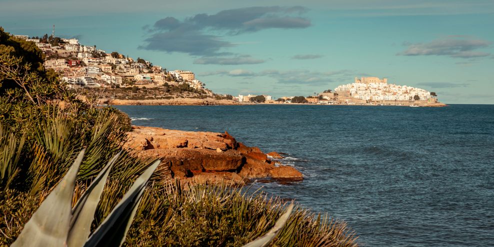 Die Bucht von Castellón (Spanien) bei Valencia.