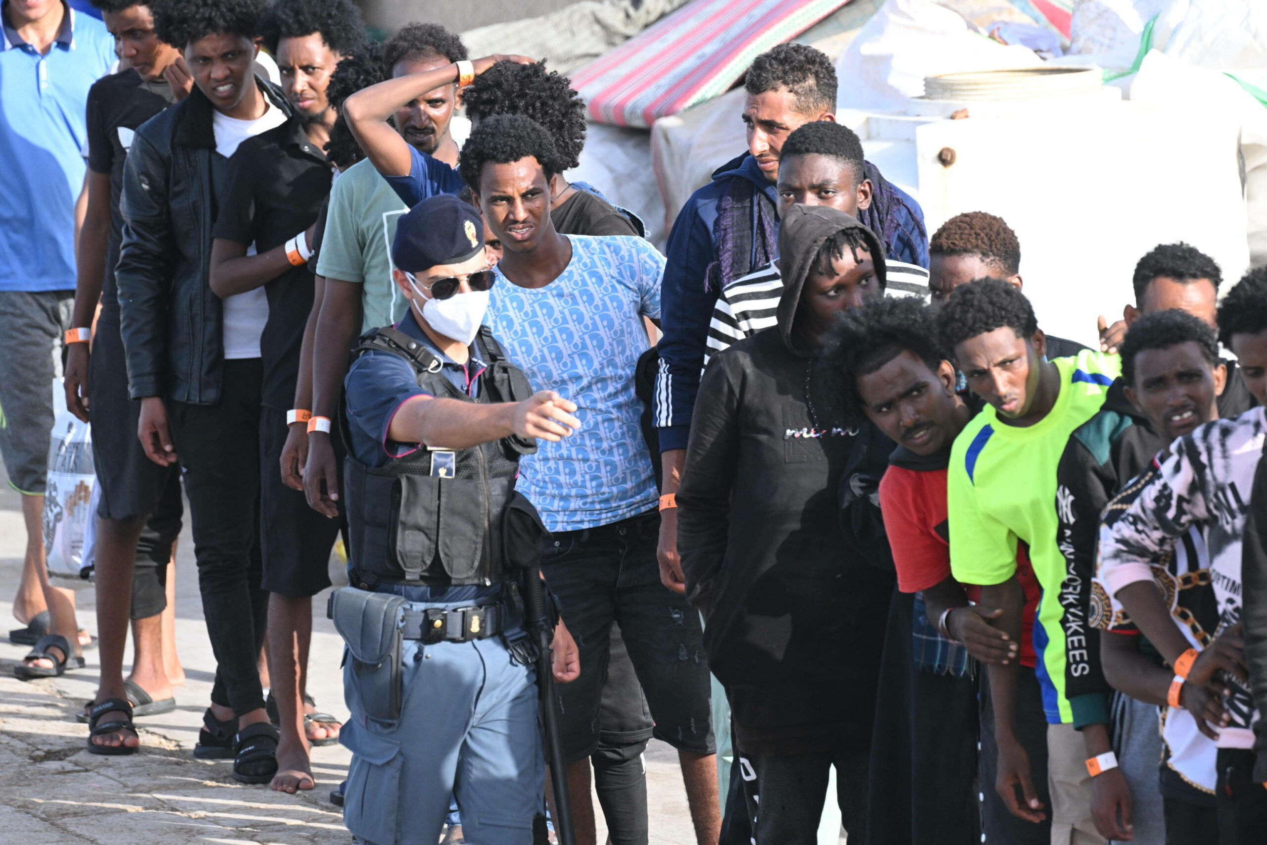 Lampedusa Flüchtlinge