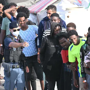 Lampedusa Flüchtlinge