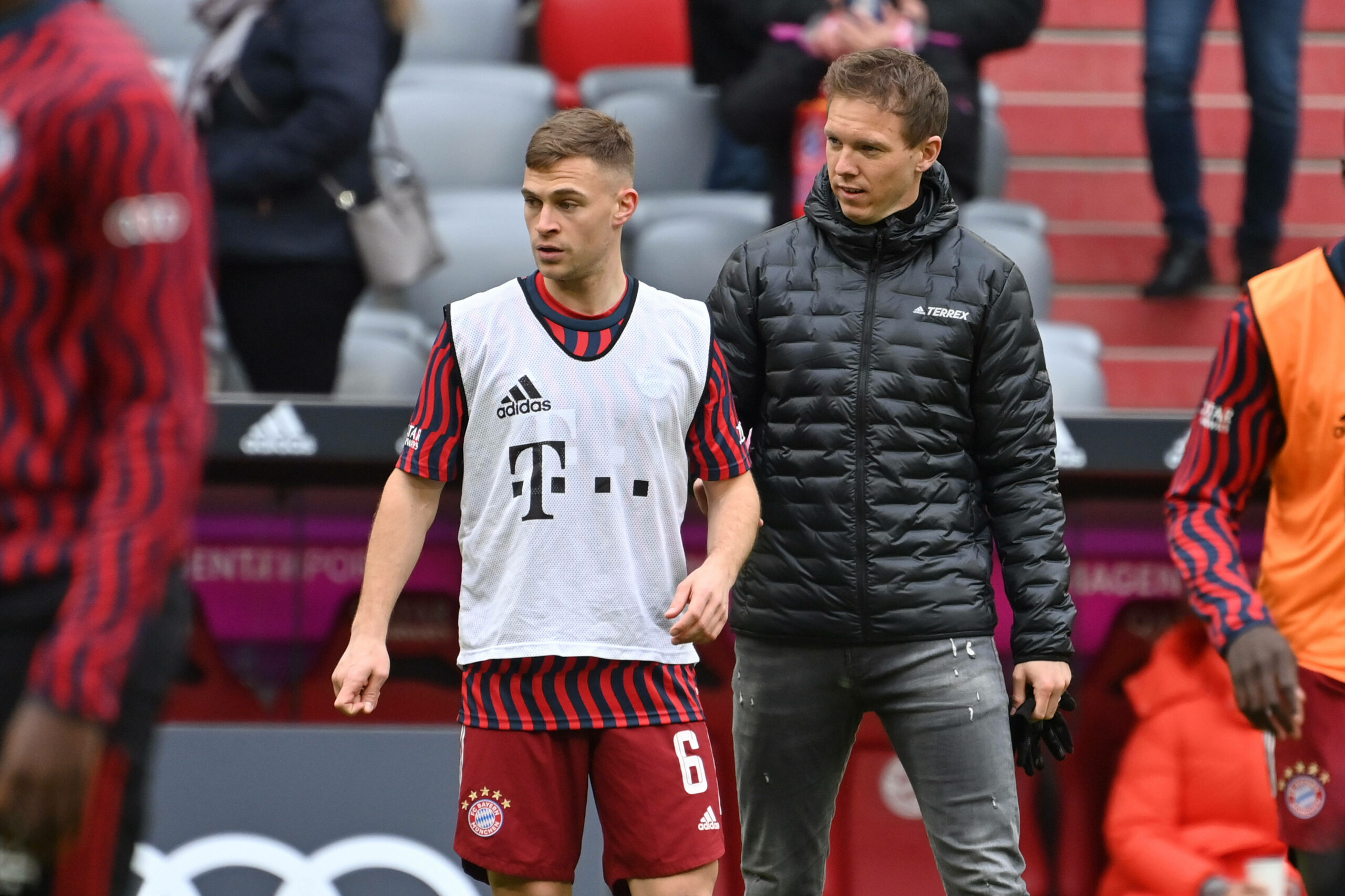 Joshua Kimmich und Julian Nagelsmann, FC Bayern München