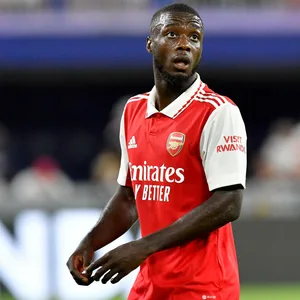 Nicolas Pepe in einem Testspiel für Arsenal London