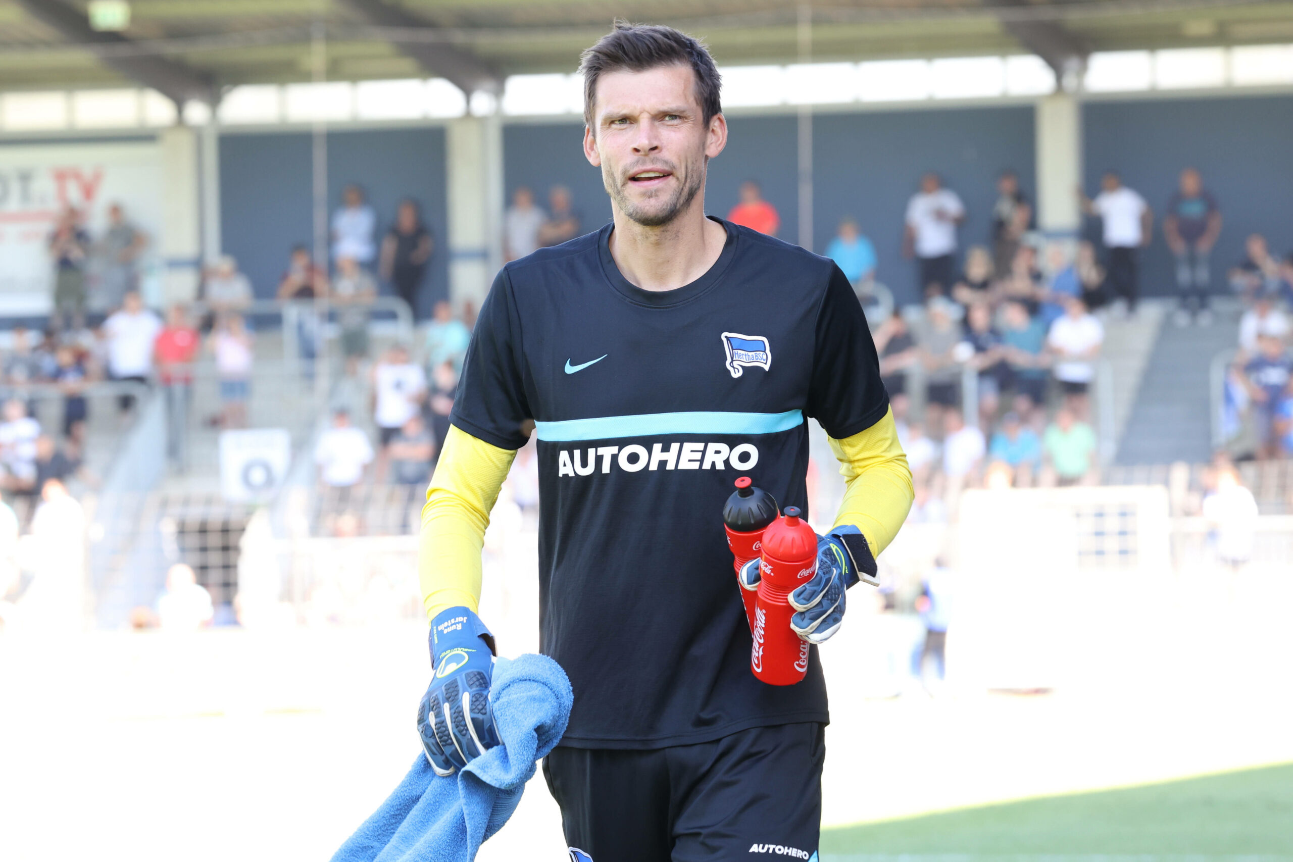 Rune Jarstein in einem Testspiel für Hertha BSC