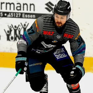 Mike Glemser auf dem Eis
