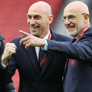 Luis Rubiales mit Luis de la Fuente