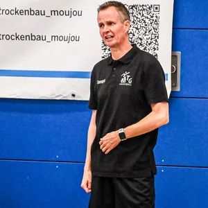 André Fuhr am Spielfeldrand