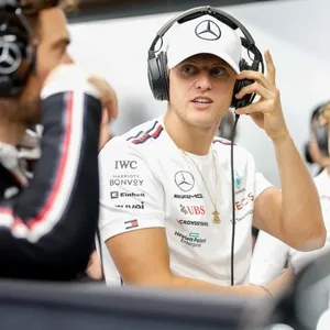 Mick Schumacher als Mercedes Ersatzfahrer beim Formel 1 Rennen in Zandvoort