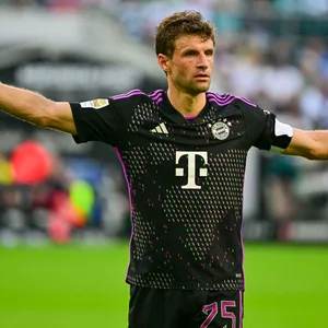 Thomas Müller im Spiel gegen Borussia Mönchengladbach