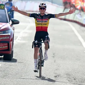 Remco Evenepoel bei der 14. Etappe der Vuelta