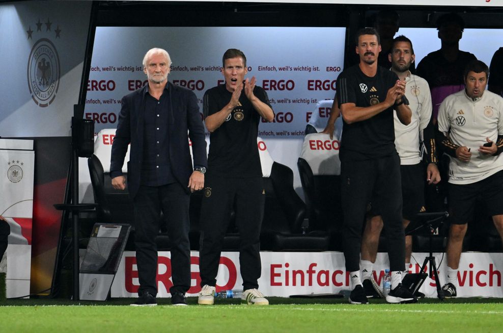 Rudi Völler, Hannes Wolf und Sandro Wagner