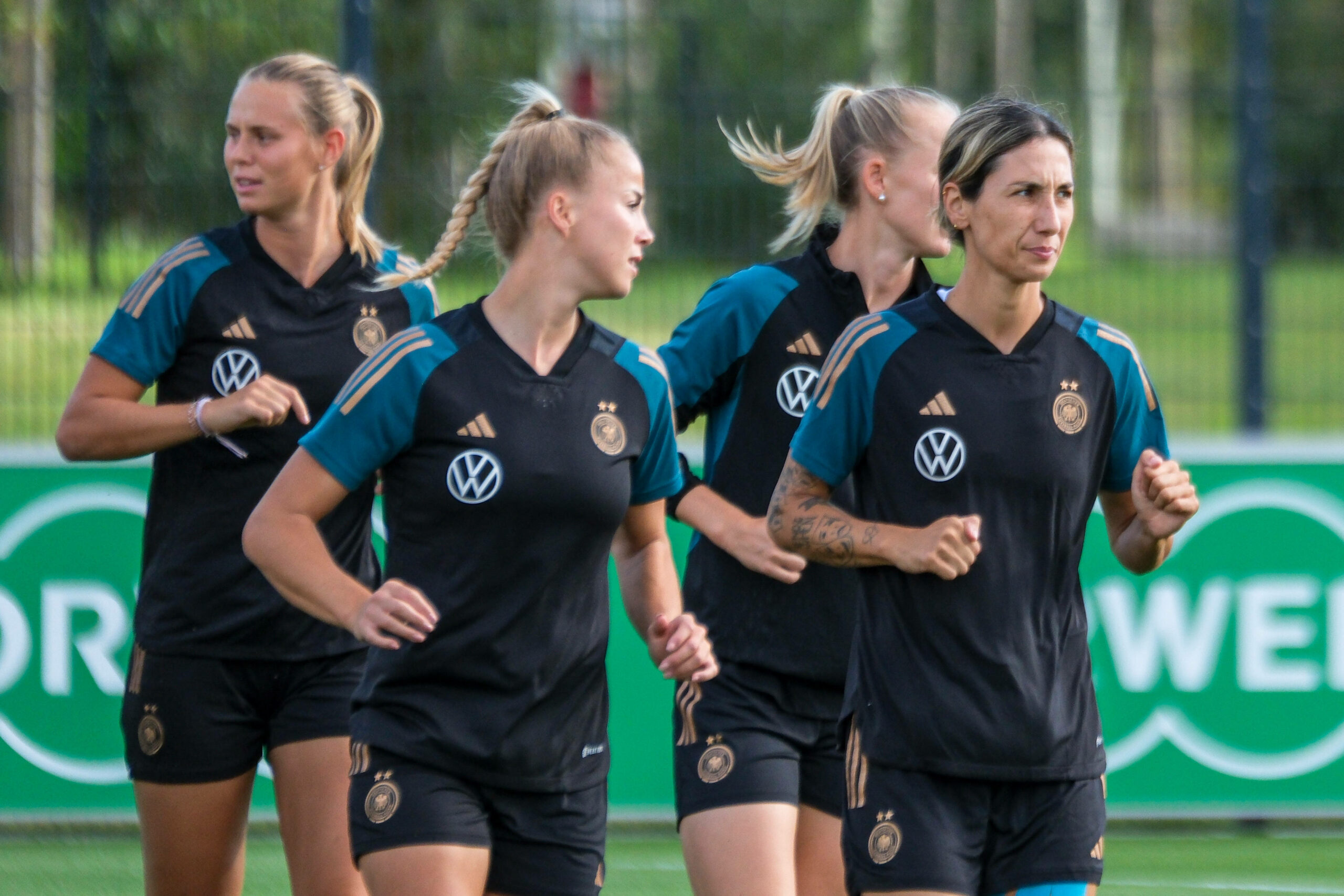 Die DFB-Frauen bereiteten sich zuletzt auf dem DFB-Campus auf ihre Spiele in der Nations League vor.