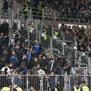 Schalke-Fans versuchen einen Blocksturm