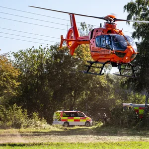 Der Schwerverletzte kam per Helikopter in ein Krankenhaus.