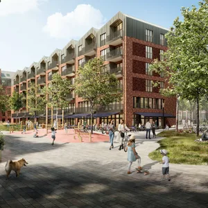 Grün, mit Gastro und Kita: So soll das neue Max Brauer Quartier aussehen.