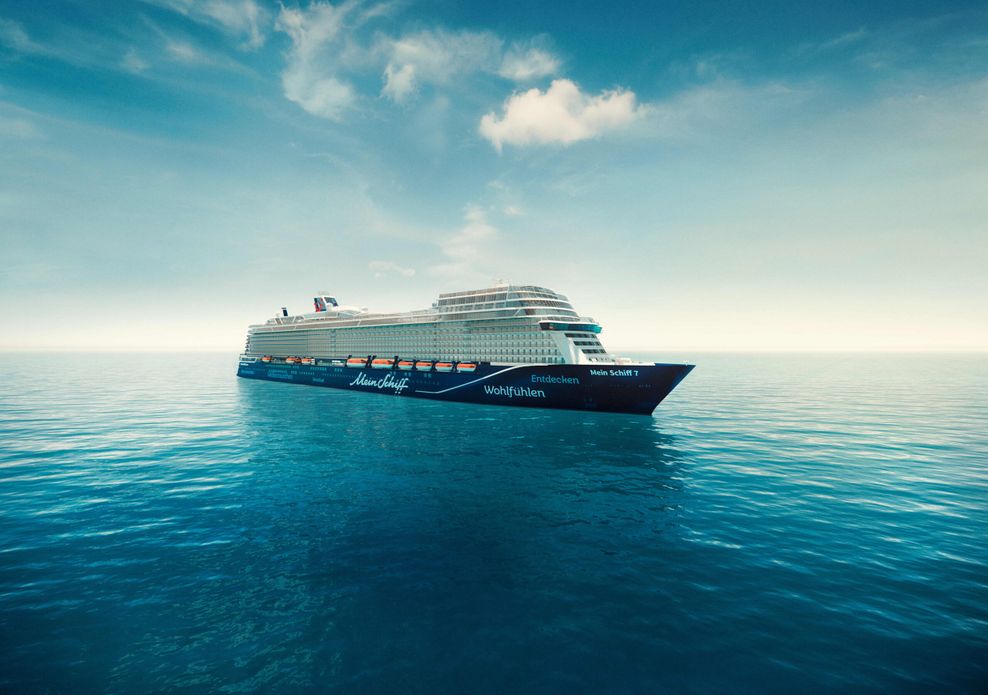 Zuwachs bei Tui Cruises: Die „Mein Schiff 7“ kommt im Frühsommer 2024.