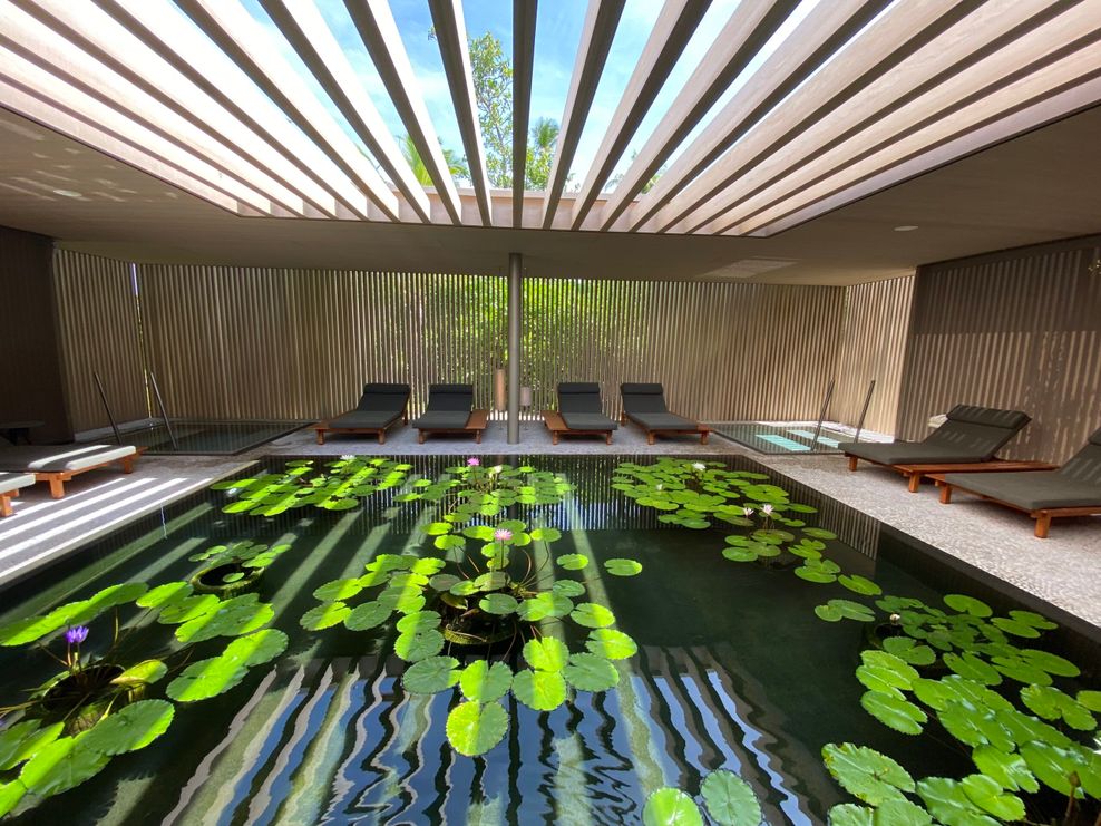 Das Relax-Areal des Flow-Spa auf Patina Maldives.