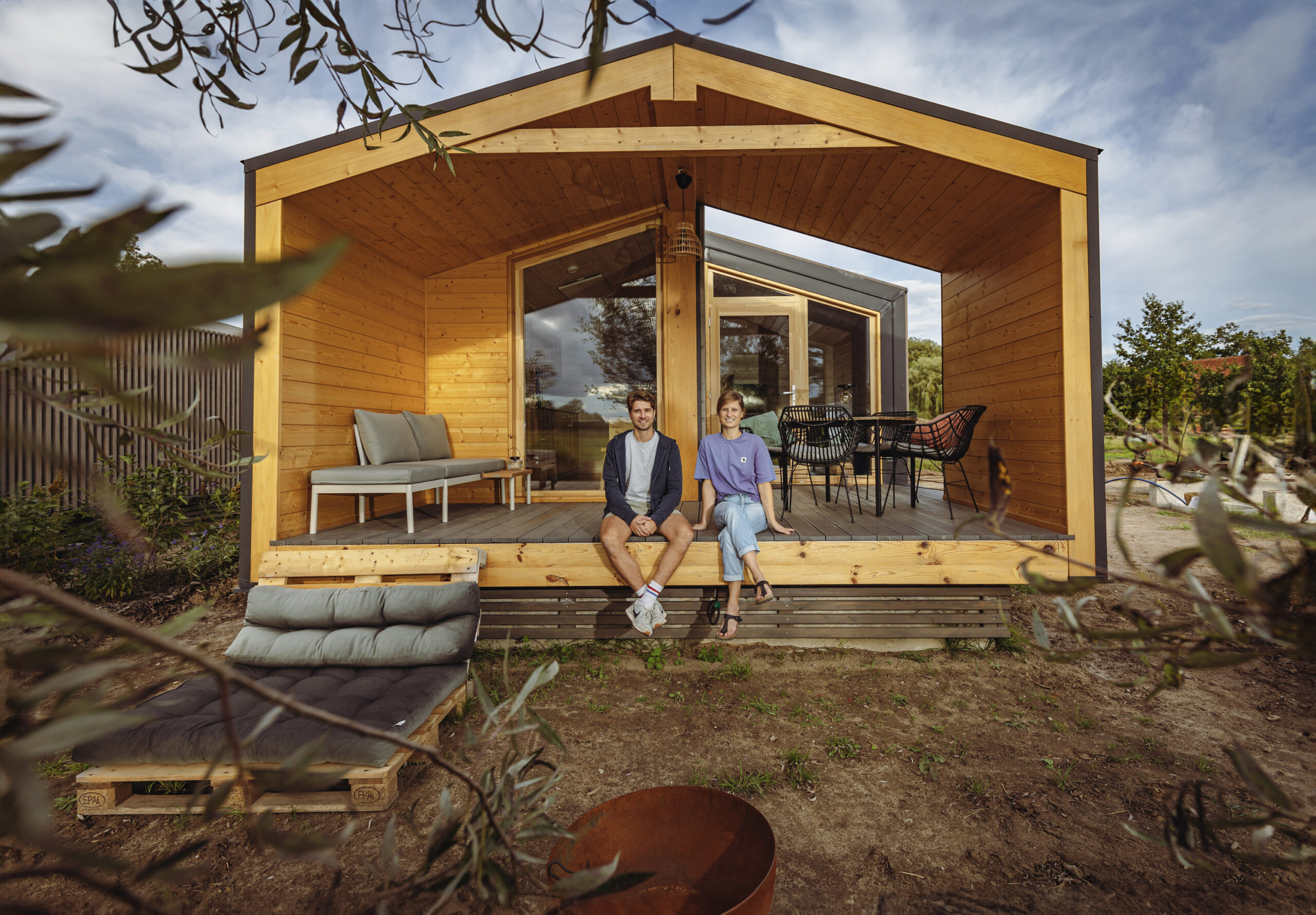 Marco und Kristin Jordan (36) haben sich vor zwei Jahren ein Tiny House gekauft.
