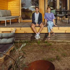 Marco und Kristin Jordan (36) haben sich vor zwei Jahren ein Tiny House gekauft.