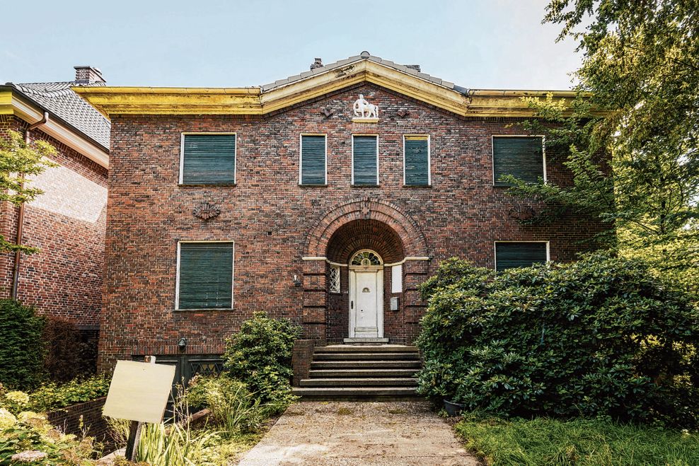 Schon seit Jahren verlassen: die schöne Villa Lichtwarkstraße 4