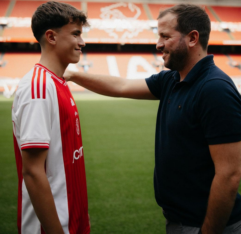 Rafael und Damian van der Vaart bei Ajax Amsterdam