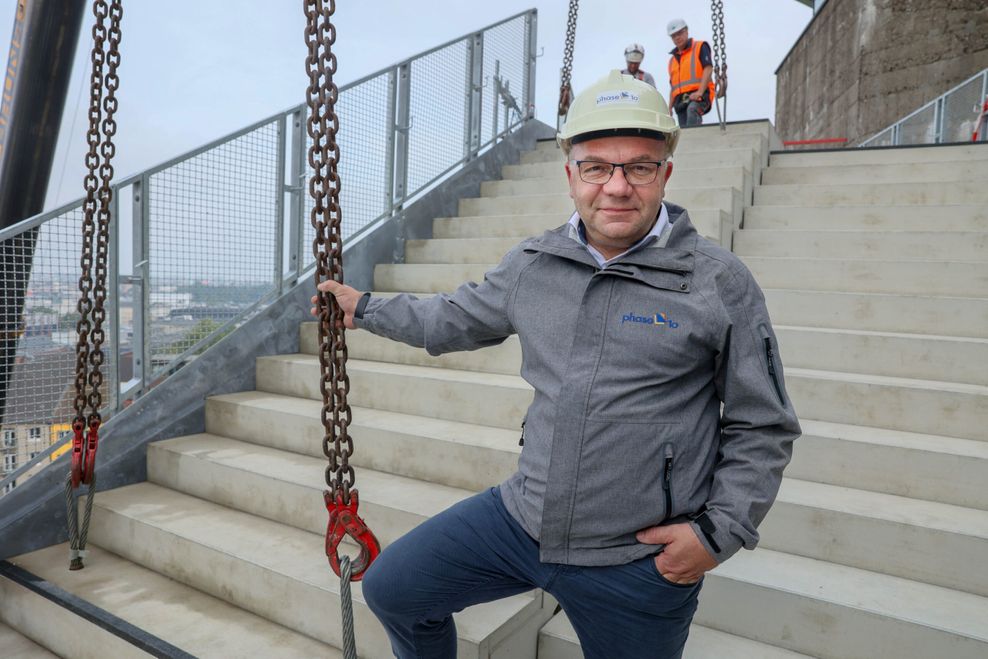 Ronny Erfurt leitet das Gesamtprojekt am Feldstraßenbunker.
