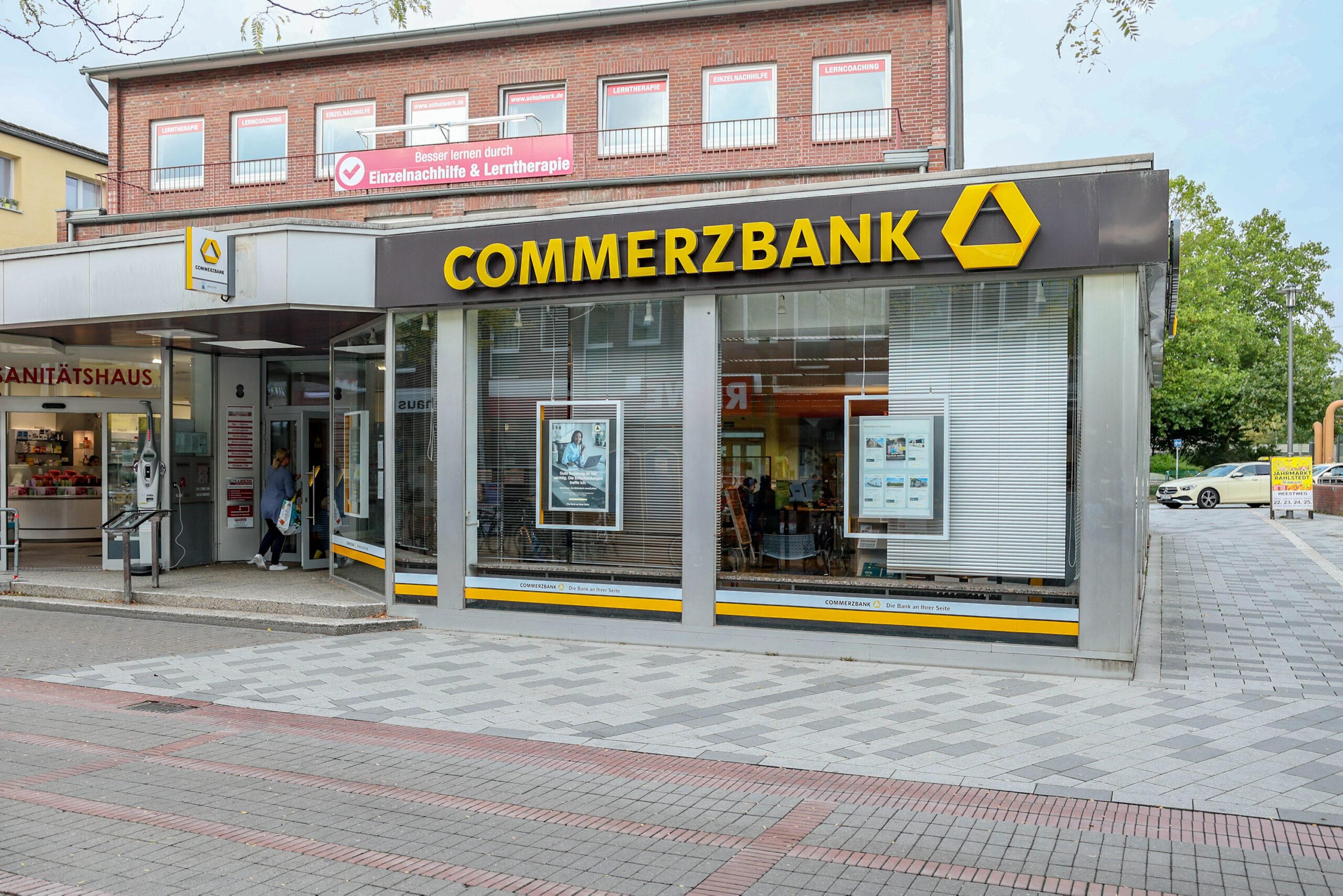 Die Commerzbankfiliale in Rahlstedt.