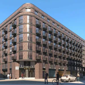 Visualisierung vom neuen Bauprojekt an der Wendenstraße in Hammerbrook.