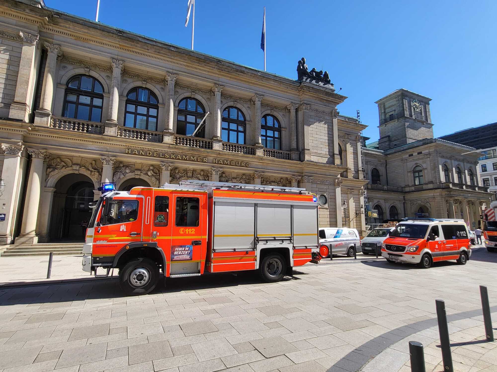 Handelskammer Hamburg musste aufgrund einer technischen Störung evakuiert werden