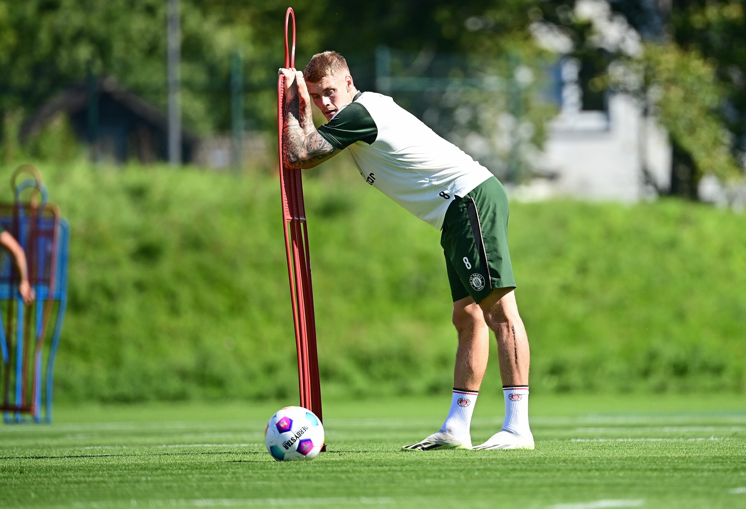 Eric Smith im Training beim FC St. Pauli