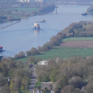 Der Nord-Ostsee-Kanal (Symbolfoto).