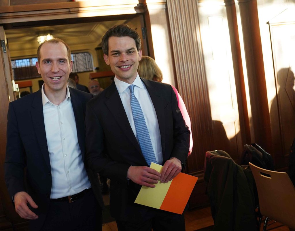 Dennis Thering (l.) und Christoph Ploß