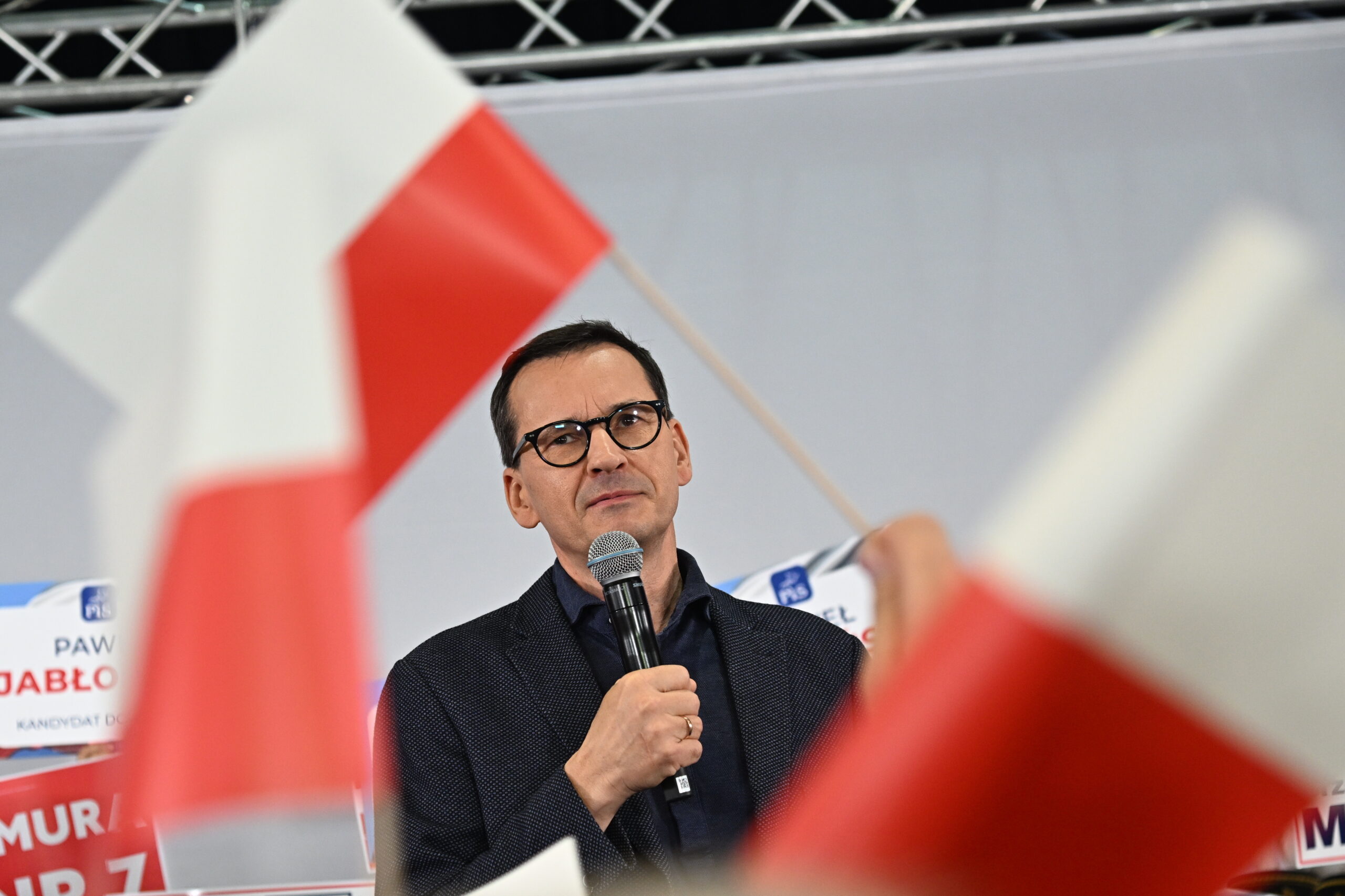 Polens Ministerpräsident Mateusz Morawiecki von der regierenden PiS-Partei (Archivbild).