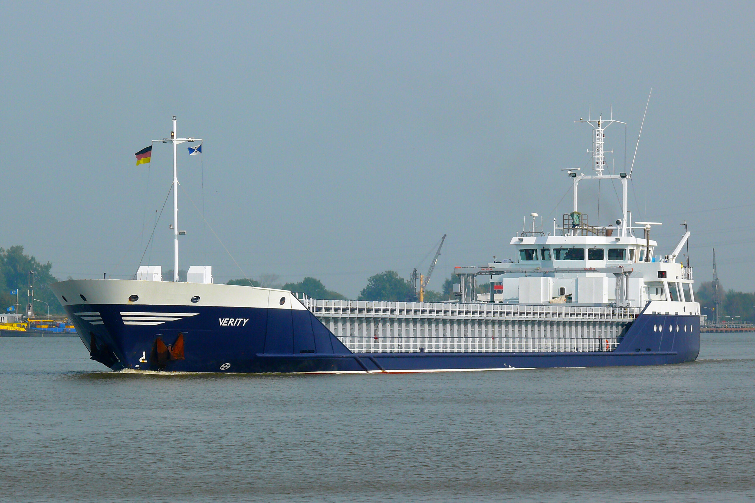 Der Frachter „Verity“ ist am Dienstagmorgen in der Nordsee mit einem anderen Frachter kollidiert. (Archivbild)