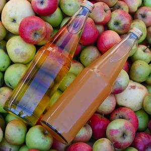 Frisch gekelterter Apfelsaft (Symbolbild).