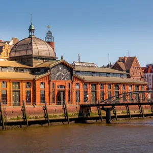 Die Fischauktionshalle in Hamburg
