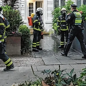 September 2021: Einsatzkräfte bei dem Gas-Einsatz auf der Uhlenhorst.