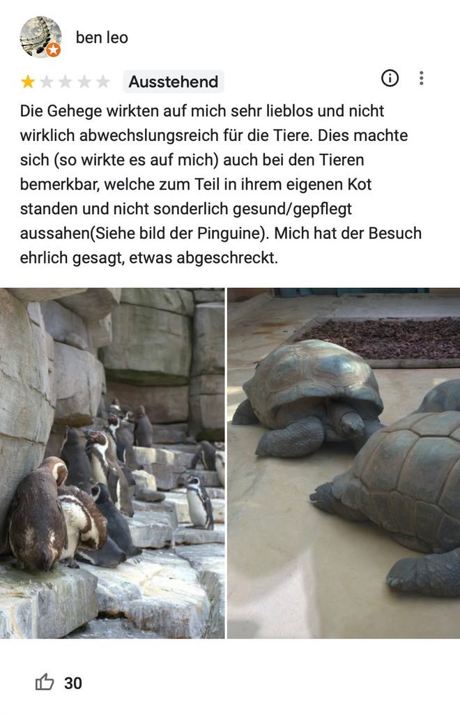 Google-Bewertung von Familie Leonhard