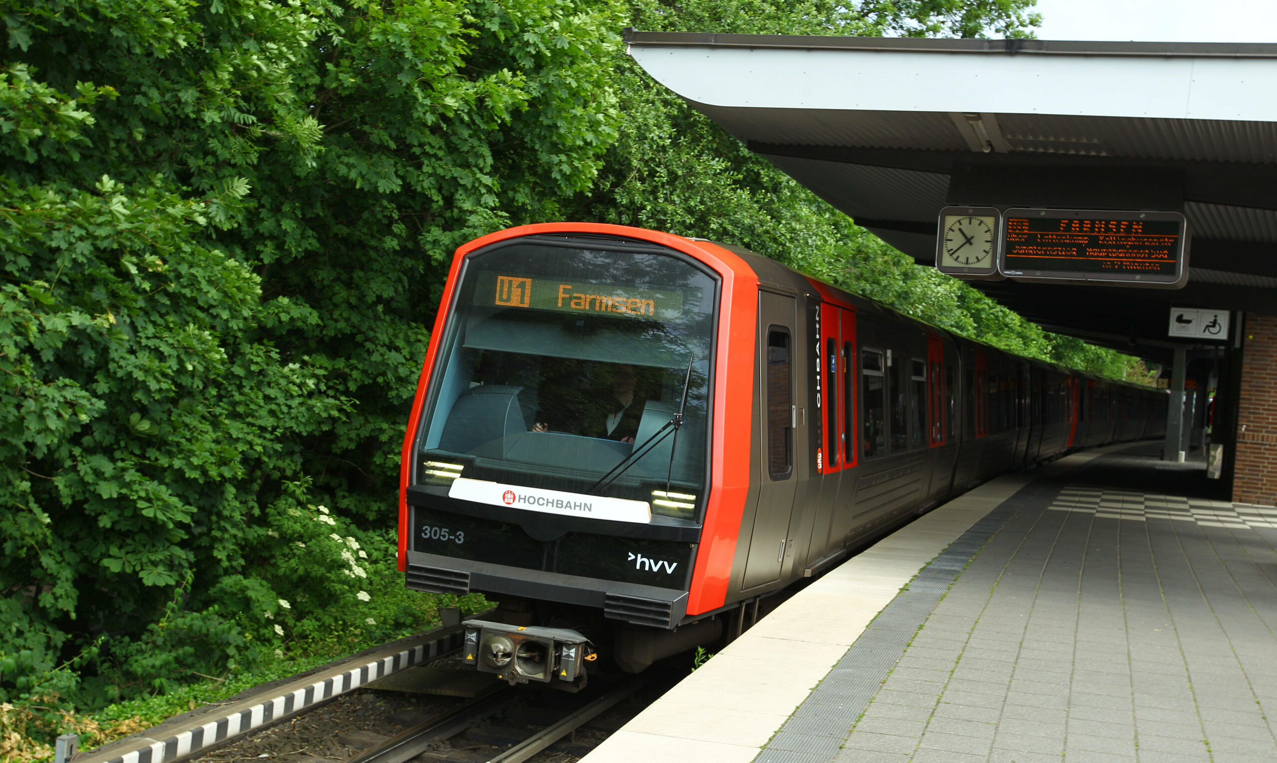 Ein Zug der Hamburger Linie U1 (Symbolbild).