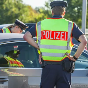 Kontrolle der Grenzschutzpolizei (Symbolbild)