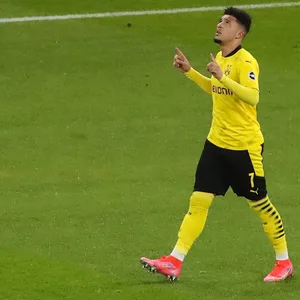 Jadon Sancho bejubelt einen Treffer