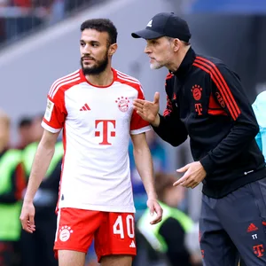 Thomas Tuchel und Noussair Mazraoui