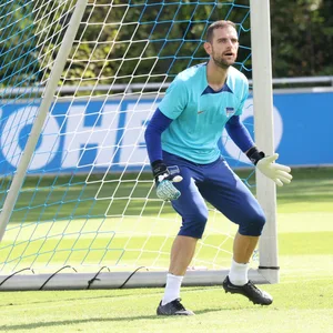 Marius Gersbeck beim Training von Hertha BSC