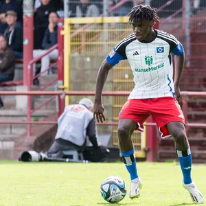 HSV-Talent Fabio Baldé soll Opfer rassistischer Beleidigungen gewesen sein.