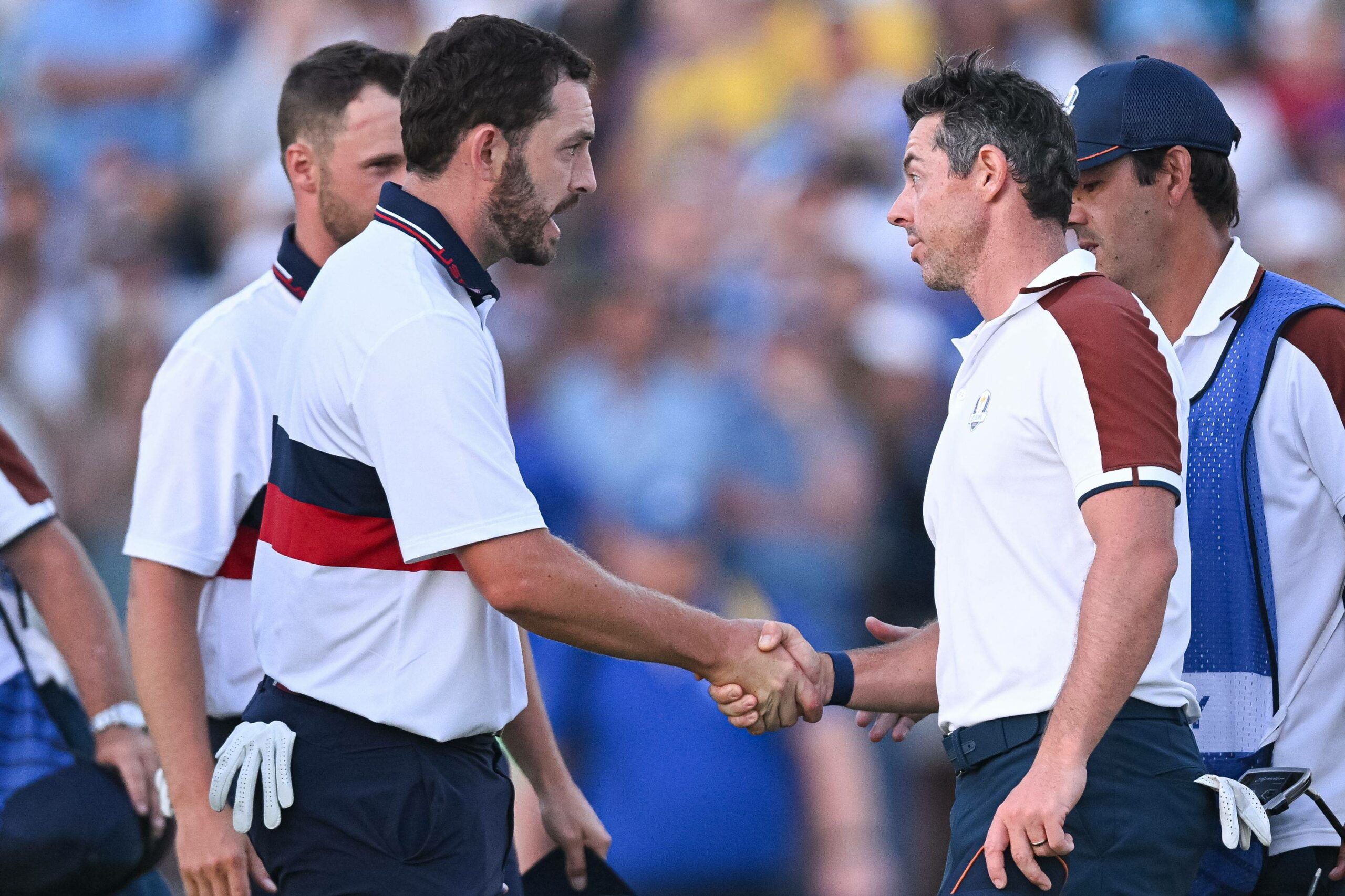 Rory McIlroy und Patrick Cantlay beim Ryder Cup