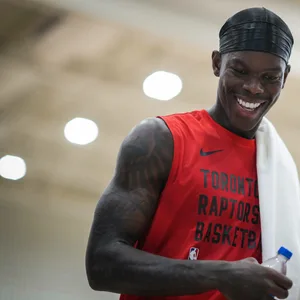 Dennis Schröder beim Training