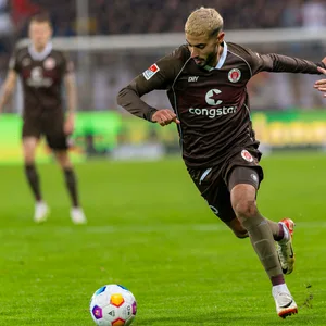 Elias Said beim Spiel gegen Nürnberg