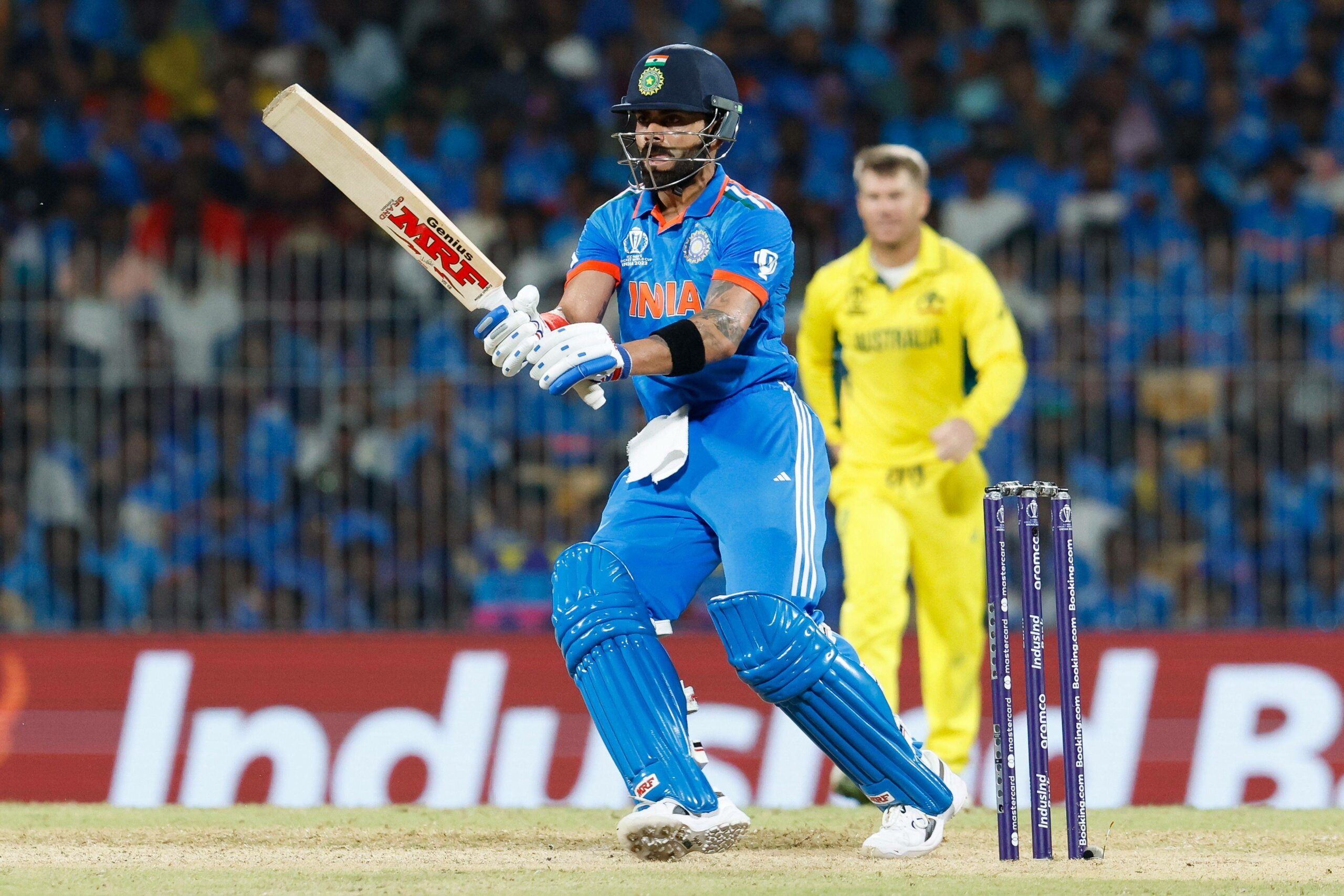 Indien gegen Australien bei der Kricket WM