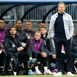 Julian Nagelsmann am Spielfeldrand